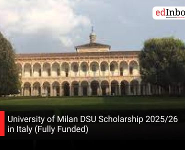 University of Milan DSU Scholarship 2025/26 in Italy (Fully Funded)