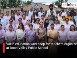 Value education workshop for teachers organized at Doon Valley Public School