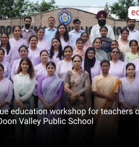 Value education workshop for teachers organized at Doon Valley Public School