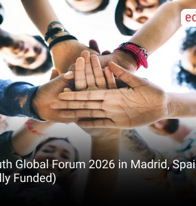 Youth Global Forum 2026 in Madrid, Spain (Fully Funded)