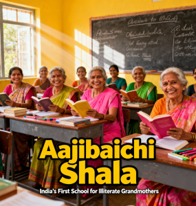 Aajibaichi Shala: India’s first school for grandmothers who cannot read and write