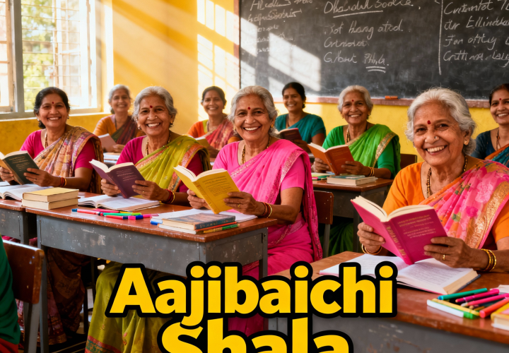 Aajibaichi Shala: India’s first school for grandmothers who cannot read and write