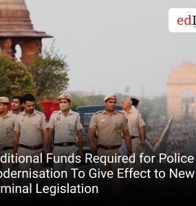 Additional Funds Required for Police Modernisation To Give Effect to New Criminal Legislation