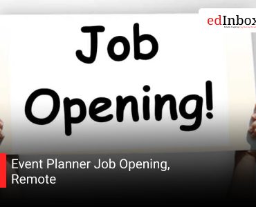 Event Planner Job Opening, Remote