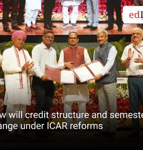 How will credit structure and semesters change under ICAR reforms