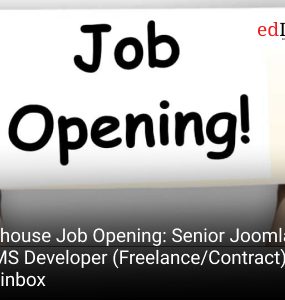In-house Job Opening: Senior Joomla CMS Developer (Freelance/Contract) at Edinbox