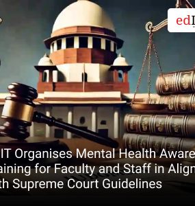 JUIT Organises Mental Health Awareness Training for Faculty and Staff in Alignment with Supreme Court Guidelines