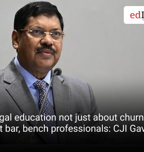 Legal education not just about churning out bar, bench professionals: CJI Gavai