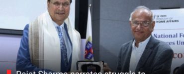 Rajat Sharma narrates struggle to success story at National Forensic Science University event