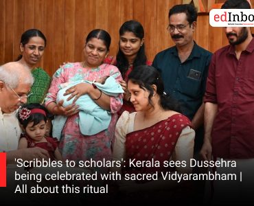 'Scribbles to scholars': Kerala sees Dussehra being celebrated with sacred Vidyarambham | All about this ritual
