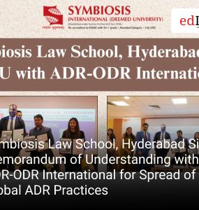 Symbiosis Law School, Hyderabad Signs Memorandum of Understanding with ADR-ODR International for Spread of Global ADR Practices