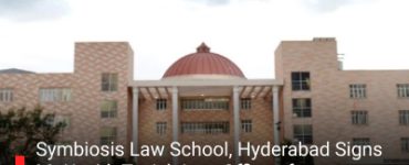 Symbiosis Law School, Hyderabad Signs MoU with Tavish Law Offices for Increased Industry Interface to Law Students