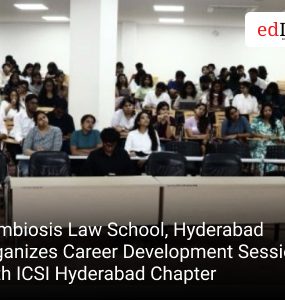 Symbiosis Law School, Hyderabad organizes Career Development Session with ICSI Hyderabad Chapter