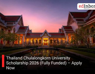 Thailand Chulalongkorn University Scholarship 2026 (Fully Funded) – Apply Now