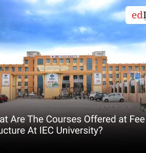 What Are The Courses Offered at Fee Structure At IEC University?
