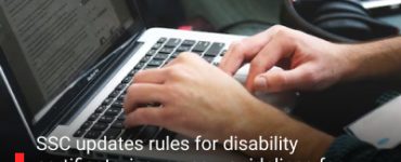 SSC updates rules for disability certificate, issues new guidelines for PwD candidates.