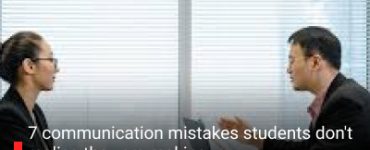 7 communication mistakes students don't realise they are making