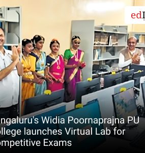 Bengaluru's Widia Poornaprajna PU College launches Virtual Lab for Competitive Exams