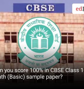 Can you score 100% in CBSE Class 10 Math (Basic) sample paper?