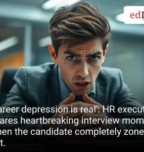 'Career depression is real': HR executive shares heartbreaking interview moment when the candidate completely zoned out.