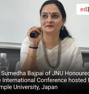 Dr. Sumedha Bajpai of JNU Honoured at the International Conference hosted by Temple University, Japan