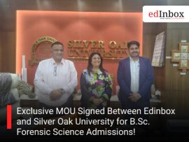 Exclusive MOU Signed Between Edinbox and Silver Oak University for B.Sc. Forensic Science Admissions!