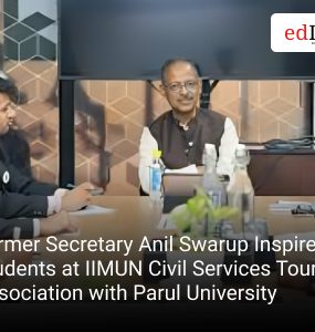 Former Secretary Anil Swarup Inspires Students at IIMUN Civil Services Tour in Association with Parul University