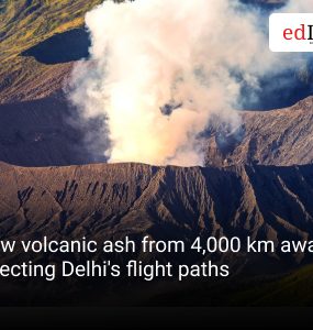 How volcanic ash from 4,000 km away is affecting Delhi's flight paths