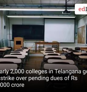 Nearly 2,000 colleges in Telangana go on strike over pending dues of Rs 10,000 crore