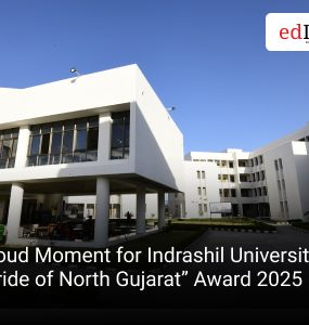 Proud Moment for Indrashil University: “Pride of North Gujarat” Award 2025