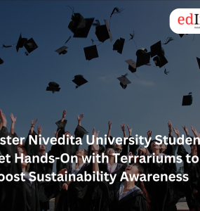 Sister Nivedita University Students Get Hands-On with Terrariums to Boost Sustainability Awareness