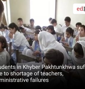 Students in Khyber Pakhtunkhwa suffer due to shortage of teachers, administrative failures