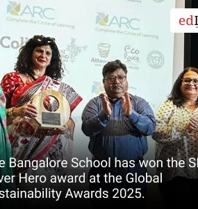 The Bangalore School has won the SDG Silver Hero award at the Global Sustainability Awards 2025.
