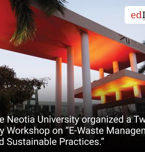 The Neotia University organized a Two-Day Workshop on “E-Waste Management and Sustainable Practices.
