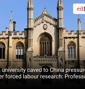 UK university caved to China pressure over forced labour research: Professor