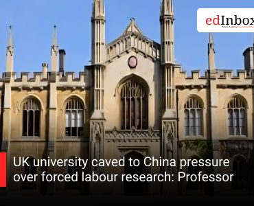 UK university caved to China pressure over forced labour research: Professor