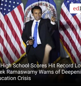 US High School Scores Hit Record Lows; Vivek Ramaswamy Warns of Deepening Education Crisis
