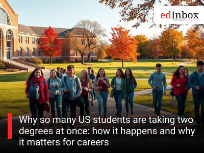Why so many US students are taking two degrees at once: how it happens and why it matters for careers
