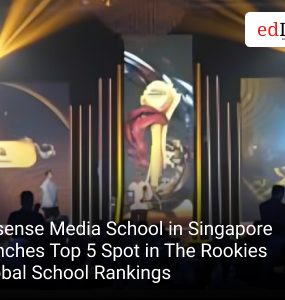3dsense Media School in Singapore Clinches Top 5 Spot in The Rookies Global School Rankings
