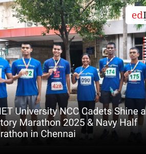 AMET University NCC Cadets Shine at Victory Marathon 2025 & Navy Half Marathon in ChennaiAMET University NCC Cadets Shine at Victory Marathon 2025 & Navy Half Marathon in Chennai