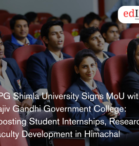 APG Shimla University Signs MoU with Rajiv Gandhi Government College: Boosting Student Internships, Research & Faculty Development in Himachal