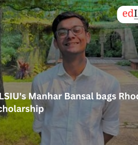 NLSIU's Manhar Bansal bags Rhodes Scholarship