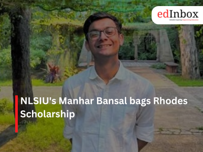 NLSIU's Manhar Bansal bags Rhodes Scholarship