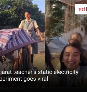 Gujarat teacher’s static electricity experiment goes viral