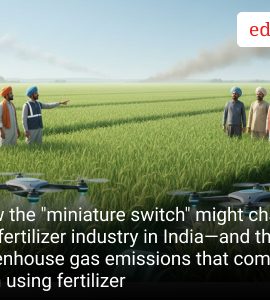 How the "miniature switch" might change the fertilizer industry in India—and the greenhouse gas emissions that come with using fertilizer