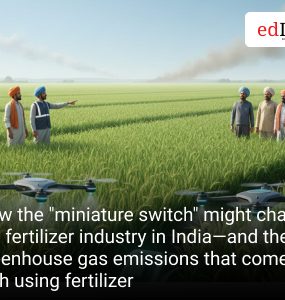 How the "miniature switch" might change the fertilizer industry in India—and the greenhouse gas emissions that come with using fertilizer
