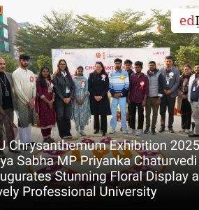 LPU Chrysanthemum Exhibition 2025: Rajya Sabha MP Priyanka Chaturvedi Inaugurates Stunning Floral Display at Lovely Professional University