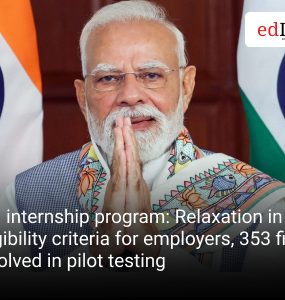 PM internship program: Relaxation in eligibility criteria for employers, 353 firms involved in pilot testing