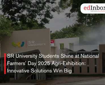 SR University Students Shine at National Farmers' Day 2025 Agri-Exhibition: Innovative Solutions Win Big