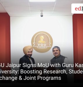 VGU Jaipur Signs MoU with Guru Kashi University: Boosting Research, Student Exchange & Joint Programs